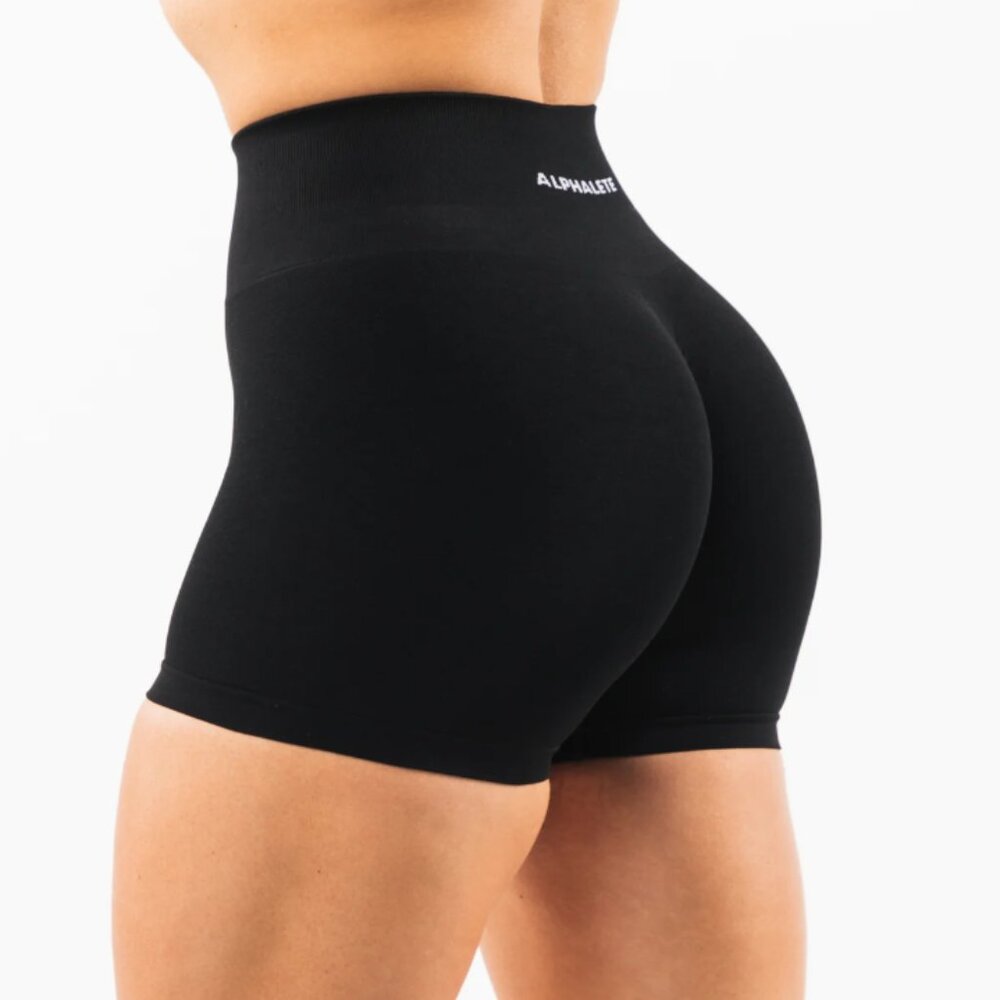 ALPHALETE Amplify Short 4.5" Black Size Small